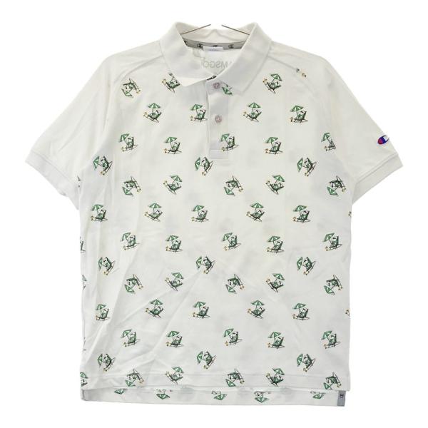 ビームスゴルフ　半袖ポロシャツ　スヌーピー　L サイズ：SMALL BEAMS GOLF ビームスゴルフ ×Champion PEANUTS