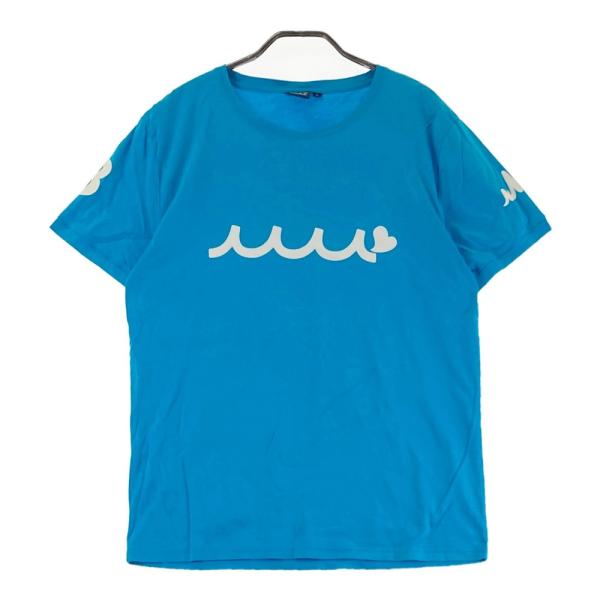サイズ：5 MUTA MARINE ムータマリン  半袖Tシャツ  ブルー系 [240101472263] ゴルフウェア メンズ ストスト MUTA MARINE ムータマリン 半袖Tシャツ イカリプリント ブルー系
