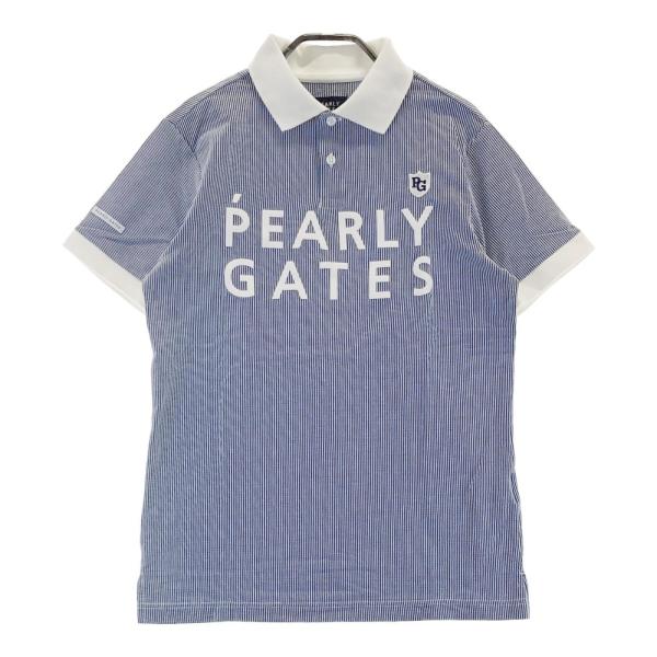 PEARLY GATES（パーリーゲイツ） 半袖ポロシャツ シアサッカー