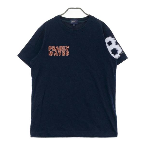 PEARLY GATES ゴルフ用シャツ ネイビー　サイズ2 PEARLY GATES（パーリーゲイツ） 半袖Tシャツ ネイビー系 4 ゴルフ