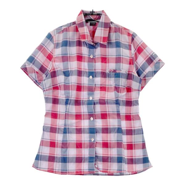 KJUS チュース 半袖シャツ チェック柄 レッド系 38/M ゴルフ