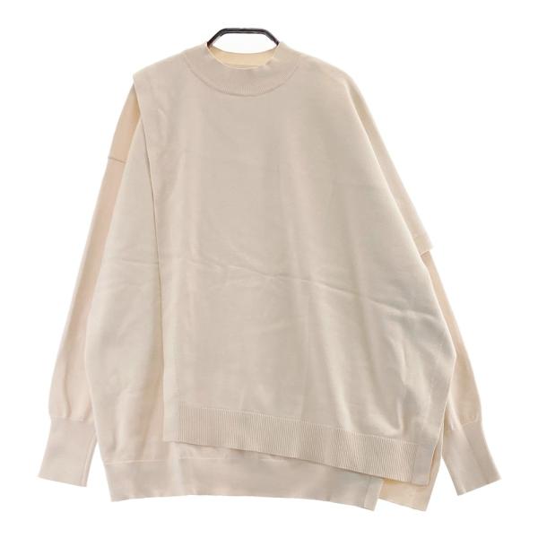 ebure エブール 531-3270931 クリアレイヤードニットプルオーバー  