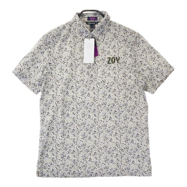 ZOY 【新品】ZOY ゾーイ 071372002 半袖ポロシャツ 総柄