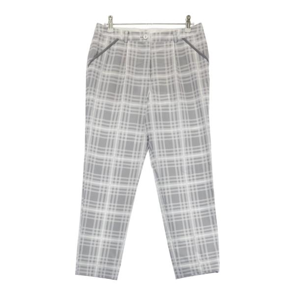 サイズ：38 LANVIN SPORT ランバン スポール  パンツ チェック ブラウン系 [240101431017] ゴルフウェア レディース ストスト サイズ：38 LANVIN SPORT ランバン スポール パンツ チェック