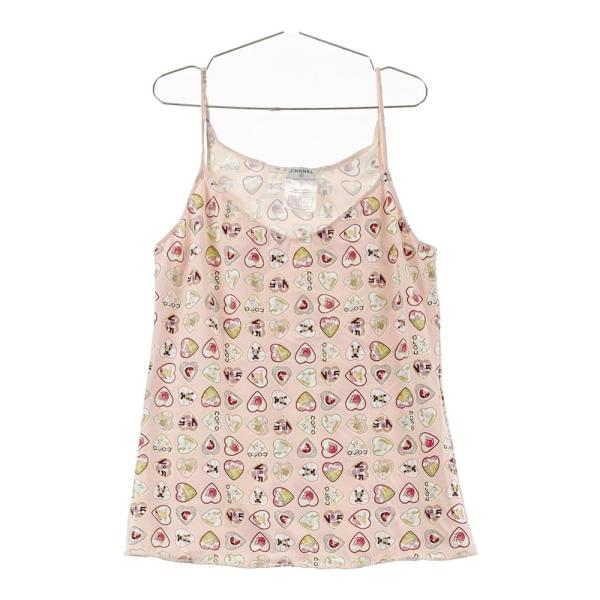 CHANEL（シャネル） P28222 キャミソール バレンタイン 総柄 ピンク系