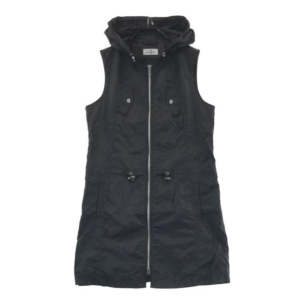 サイズ：M MUNSING WEAR マンシングウェア  ジップ ノースリーブワンピース  ブラック系 [240101354563] ゴルフウェア レディース ストスト MUNSING WEAR マンシングウェア ジップ ノースリーブワンピース