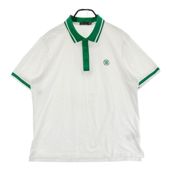 G/FORE 半袖ポロシャツ サイズ2 黒/白