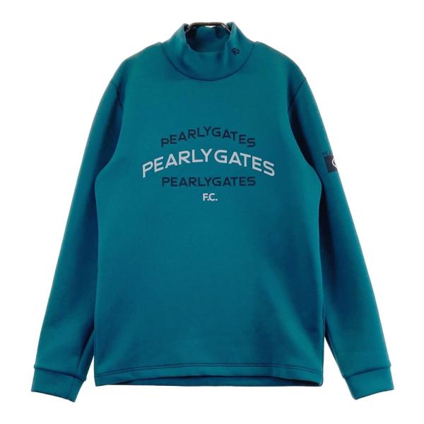 サイズ：5 PEARLY GATES パーリーゲイツ 2024年モデル ダンボールニット 長袖トレーナー  グリーン系 [240101356658] ゴルフウェア メンズ ストスト PEARLY GATES パーリーゲイツ 2024年モデル ダンボールニット