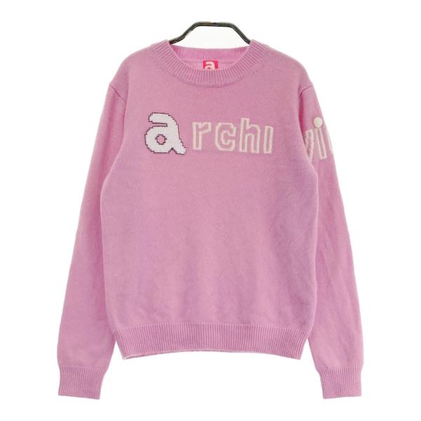 ARCHIVIO アルチビオ カシミヤ 長袖 ニットセーター ピンク系 38 ARCHIVIO アルチビオ カシミヤ 長袖 ニットセーター ピンク系 38