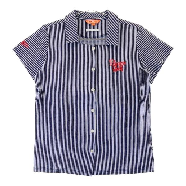 BEAMS GOLF ビームスゴルフ 半袖シャツ シアサッカー ストライプ