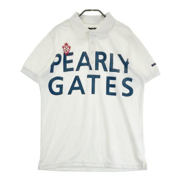 パーリーゲイツ　ゴルフポロシャツ　ホワイト　6 PEARLY GATES（パーリーゲイツ） 半袖ポロシャツ ホワイト系 6 ゴルフ