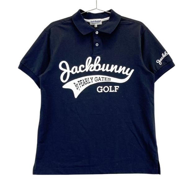 JACK BUNNY ジャックバニー 半袖ポロシャツ ネイビー系 4 ゴルフ JACK BUNNY ジャックバニー 半袖ポロシャツ ネイビー系 4 ゴルフ