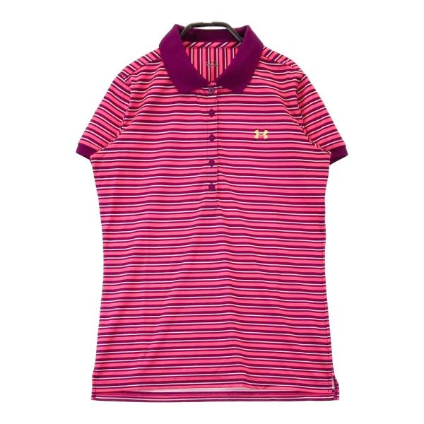 UNDER ARMOUR アンダーアーマー 半袖ポロシャツ ボーダー柄