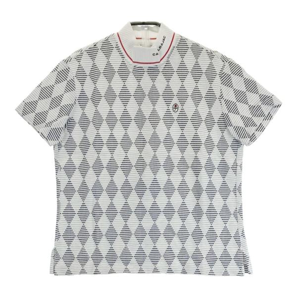 CASTELBAJAC カステルバジャック　ゴルフ 半袖モックネックシャツ　50 CASTELBAJAC カステルバジャック ゴルフ 半袖モックネックシャツ
