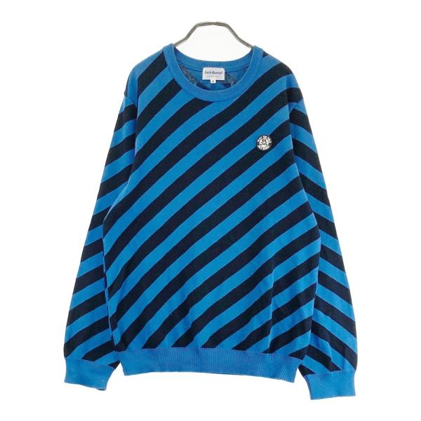 JACK BUNNY ジャックバニー ニットセーター レジメンタルストライプ