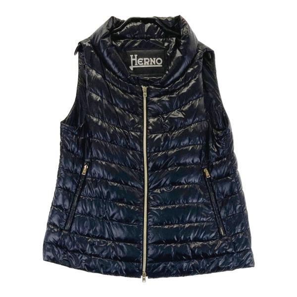 HERNO ヘルノ PI0012D ダウンベスト ブラック系 44 レディース
