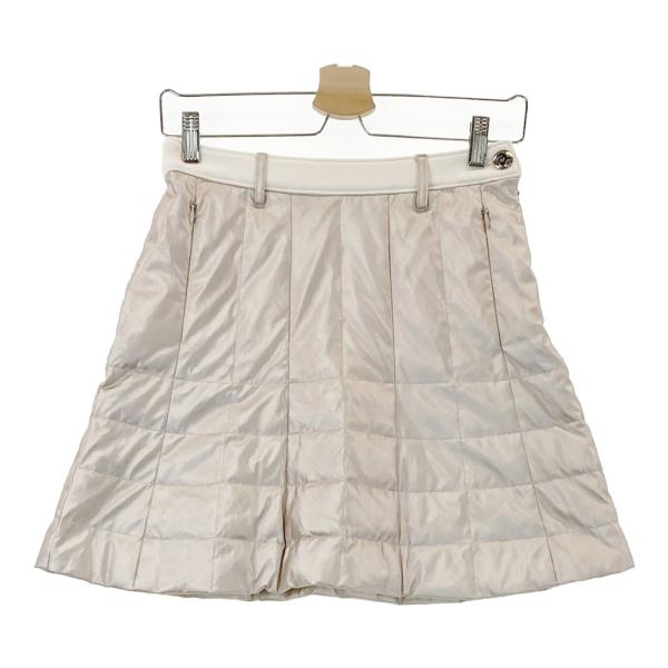 ARCHIVIO アルチビオ 裏地付 ダウンスカート ゴールド系 36 ゴルフ