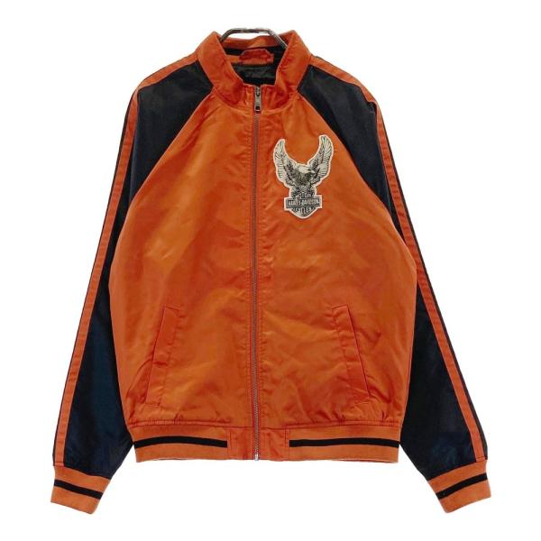 Harley-Davidson バイクジャケット シルバー/ブラック/オレンジ Harley Davidson HARLEY DAVIDSON ハーレーダビッドソン 97409
