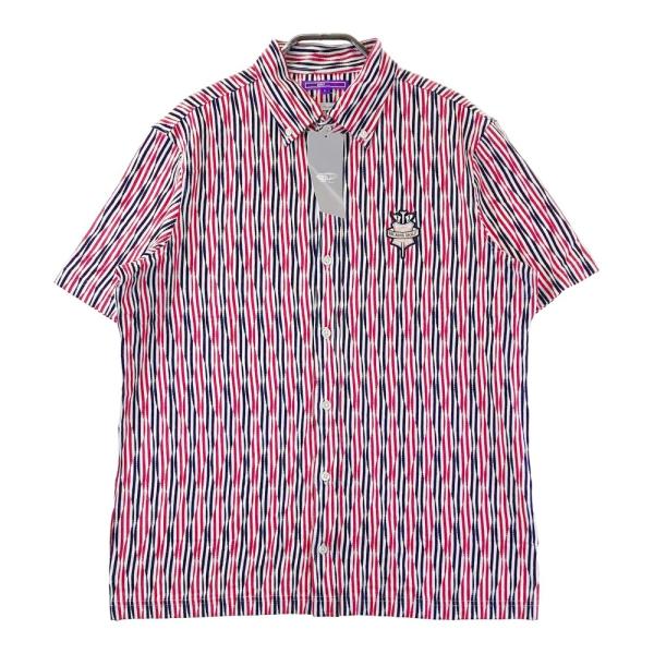 新品】BEAMS GOLF ビームスゴルフ 半袖シャツ ボタンダウン 総柄
