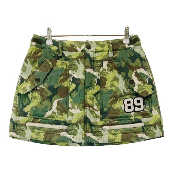 PEARLY GATES パーリーゲイツ 中綿スカート カモフラ 迷彩柄 グリーン