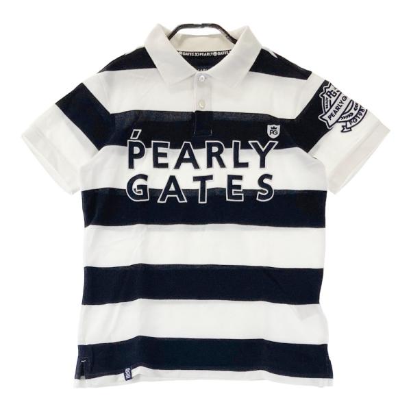 PEARLY GATES パーリーゲイツ 半袖ポロシャツ ボーダー柄