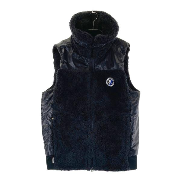 パーリーゲイツ　メンズゴルフウェア　ボアベスト　ブラック　5 パーリーゲイツ メンズゴルフウェア ボアベスト ブラック 5 パーリー