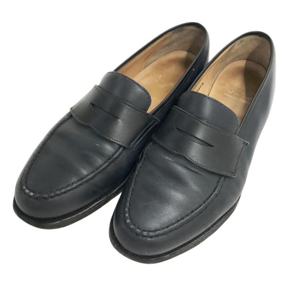 CROCKETT&JONES ローファー ボストン2 6224 黒7Eメンズ stst-used_1-240101392381