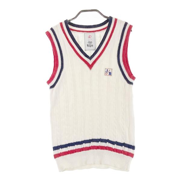 JUN&ROPE'」 ベスト S ホワイト レディース JUN&ROPE' JUN&ROPE ジュン