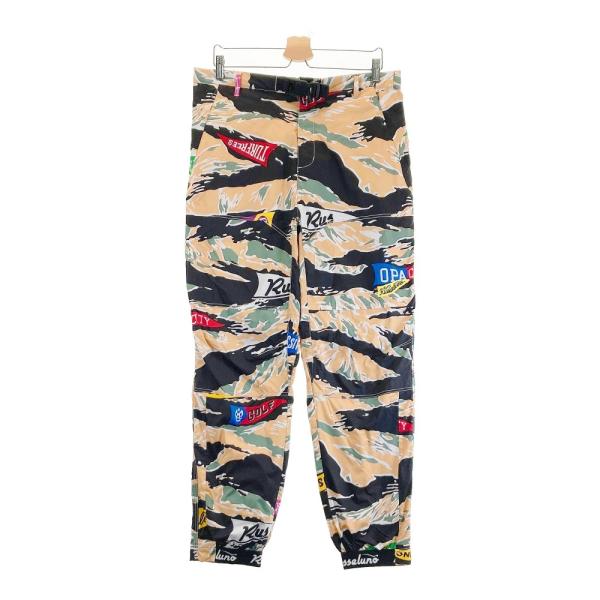 RUSSELUNO(ラッセルノ)ストレッチカモフラ総柄パンツ カーキ系 1(M) RUSSELUNO(ラッセルノ)ストレッチカモフラ総柄パンツ カーキ系 1(M)