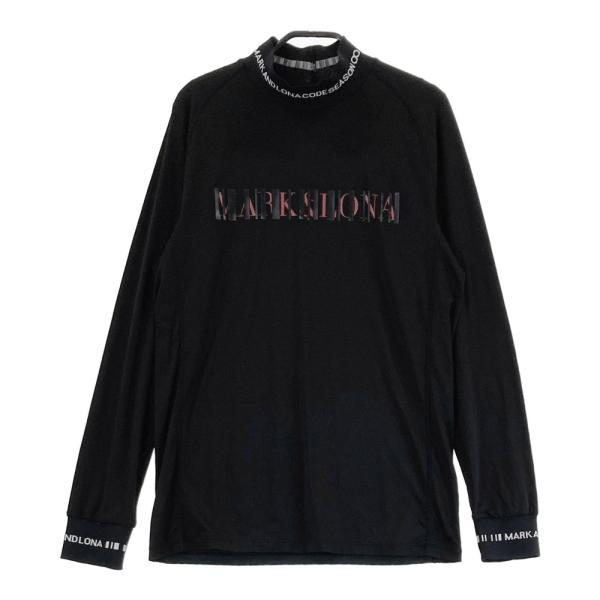 サイズ：48 MARK&LONA マークアンドロナ  裏起毛モックネック長袖Tシャツ  グレー系 [240101495072] ゴルフウェア メンズ ストスト 新品】MARK&LONA マークアンドロナ モックネック 長袖Tシャツ