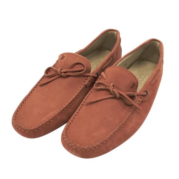 TOD'S トッズ ドライビングシューズ オレンジ系 7/12 メンズ