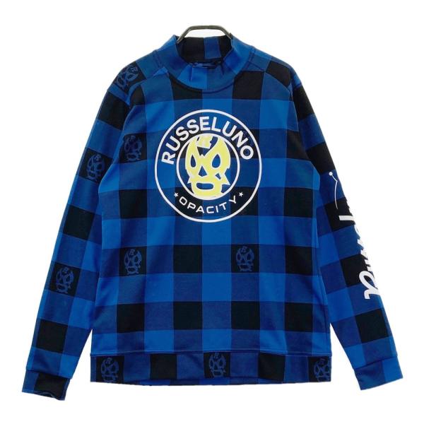 長袖Tシャツ ハイネック 【美品】RUSSELUNO ルチャ チェック柄 ルチャ 長袖Tシャツ ハイネック ラッセルノ RUSSELUNO チェック柄 レディースウェア