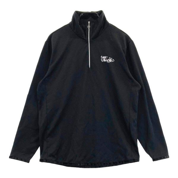 DANCE WITH DRAGON ダンスウィズドラゴン ハーフジップ 長袖Tシャツ