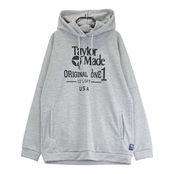 TAYLOR MADE テーラーメイド ロゴプリント パーカー グレー系 O ゴルフ