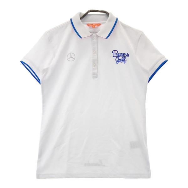 BEAMS GOLF ビームスゴルフ ×Mercedes Benz 半袖ポロシャツ ロゴ BEAMS GOLF ビームスゴルフ ×Mercedes Benz 半袖ポロシャツ ロゴ