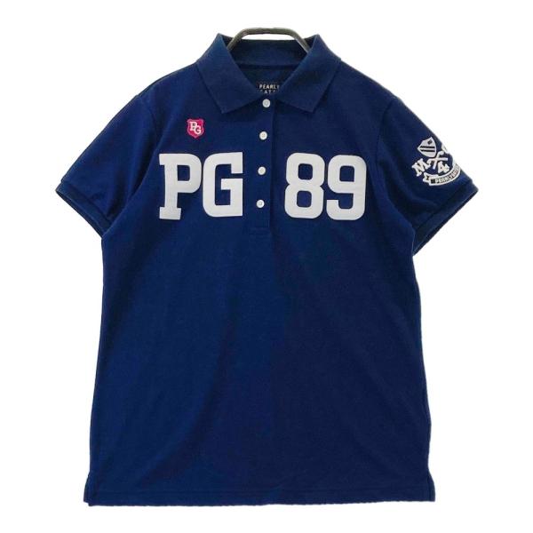 PEARLY GATES パーリーゲイツ 半袖ポロシャツ ネイビー系 1