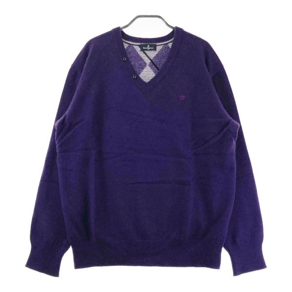MUNSING WEAR マンシングウェア Vネック カシミヤ ニット MUNSING WEAR マンシングウェア Vネック カシミヤ ニット
