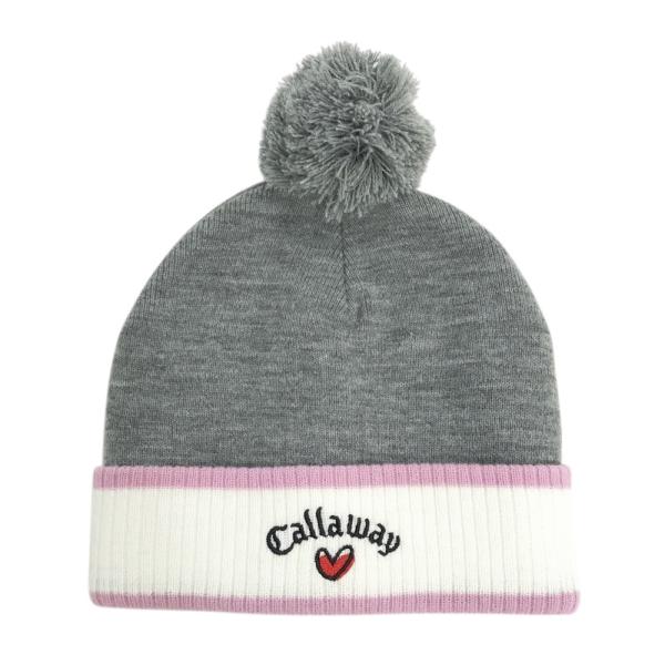 CALLAWAY キャロウェイ  ニット帽  グレー系 FR ゴルフウェア