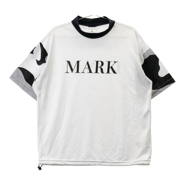 MARK&LONA マークアンドロナ モックネック半袖Tシャツ ホワイト系 48