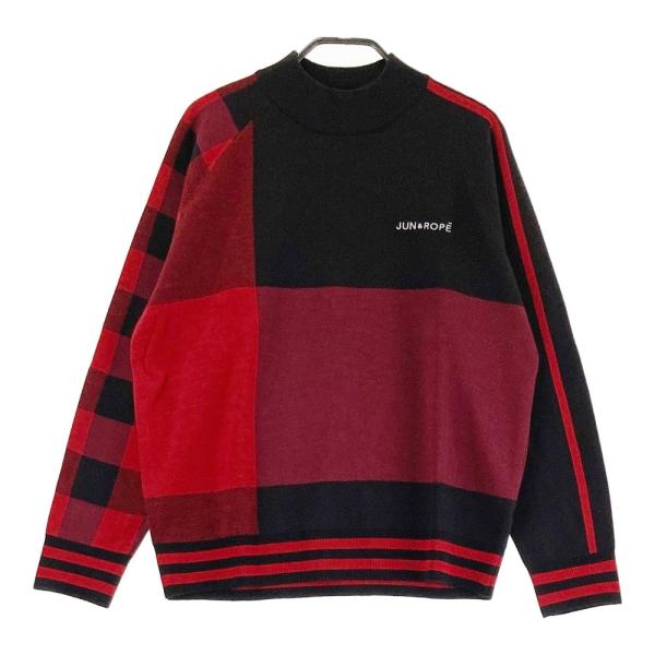 サイズ：L JUN&ROPE ジュン アンド ロペ ERM-61200 ニット セーター  レッド系 [240101416556] ゴルフウェア レディース ストスト JUN&ROPE' 【新品】JUN&ROPE ジュン アンド ロペ ERM-61200