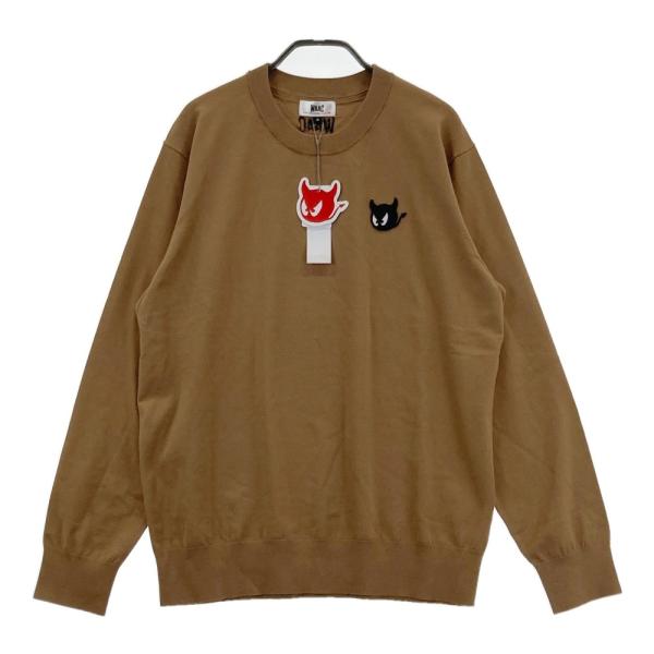 新品】WAAC ワック 072244720 2024年 ニット セーター ブラウン系 M