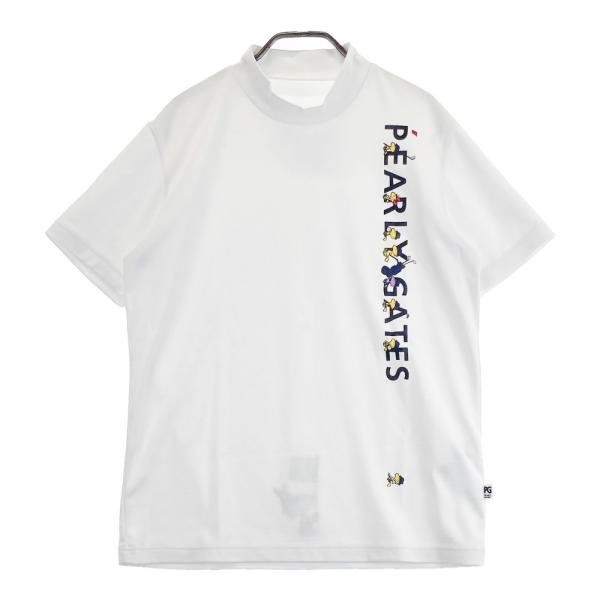 【美品】パーリーゲイツ モックネックシャツ　トップス　Tシャツ　2024年モデル 美品】パーリーゲイツ モックネックシャツ トップス Tシャツ