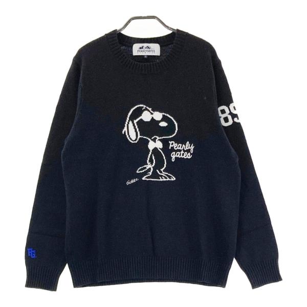 PEARLY GATES パーリーゲイツ × PEANUTS ウール ニットセーター PEARLY GATES パーリーゲイツ × PEANUTS ウール ニットセーター