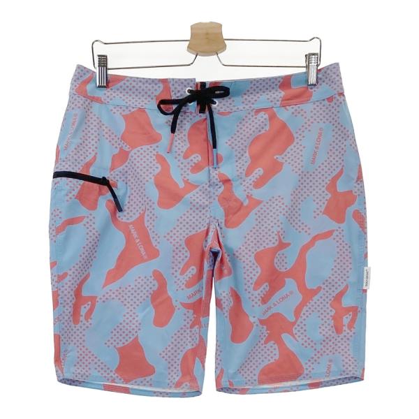 MARK&LONA ハーフパンツ　48 MARK&LONA マークアンドロナ 2022年 ハーフパンツ 総柄 ブルー系