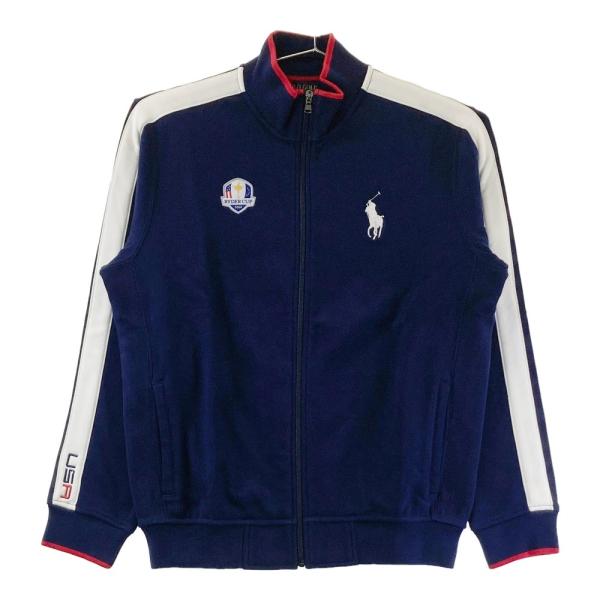 サイズ：M POLOGOLF ラルフローレン ポロゴルフ  スウェット ジップジャケット  ネイビー系 [240101419005] ゴルフウェア メンズ ストスト POLOGOLF ラルフローレン ポロゴルフ スウェット ジップ