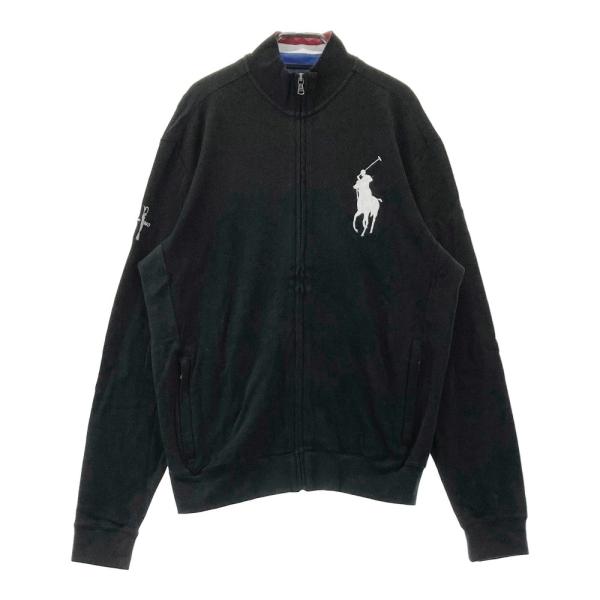 サイズ：M POLOGOLF ラルフローレン ポロゴルフ  スウェット ジップジャケット  ブラック系 [240101419006] ゴルフウェア メンズ ストスト POLOGOLF ラルフローレン ポロゴルフ スウェット ジップ