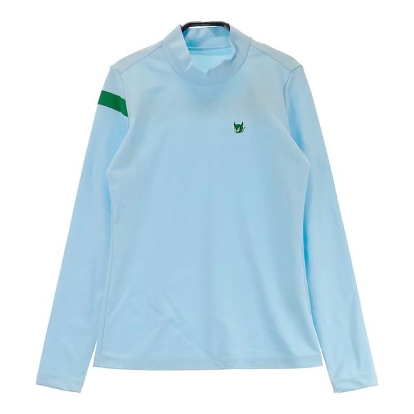 新品】WAAC ワック 072242060 長袖モックネックTシャツ ブルー系 XS