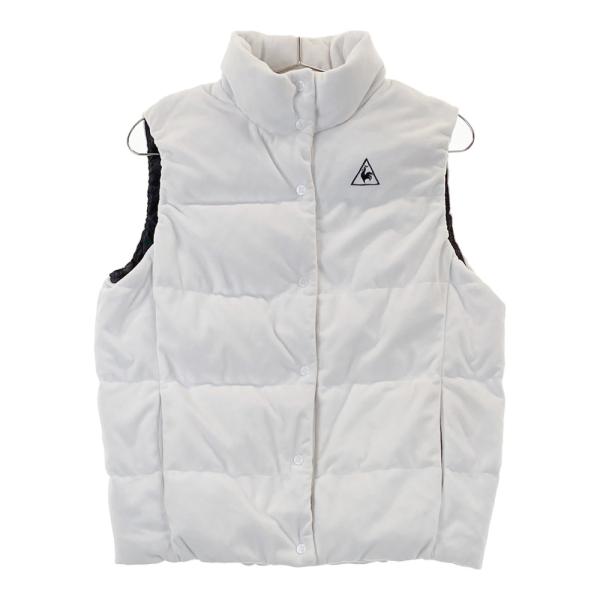 LE COQ GOLF ルコックゴルフ ダウンベスト ホワイト系 L ゴルフ