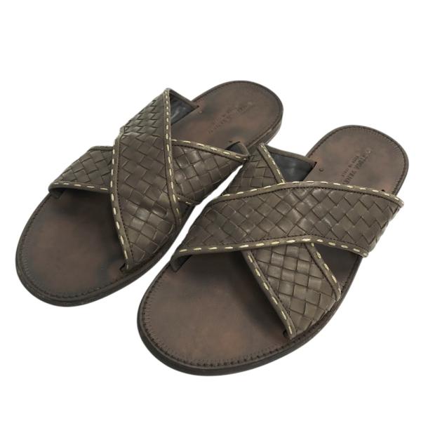 BOTTEGA VENETA ボッテガ ヴェネタ クロスベルト レザーサンダル