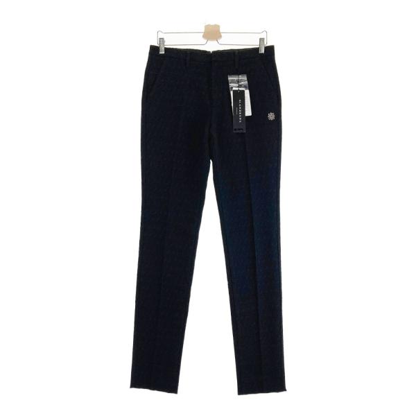 サイズ：M ST ANDREWS セントアンドリュース  ウール混 ストレッチパンツ 総柄 ブラック系 [240101420725] ゴルフウェア メンズ ストスト 新品】ST ANDREWS セントアンドリュース ウール混 ストレッチ